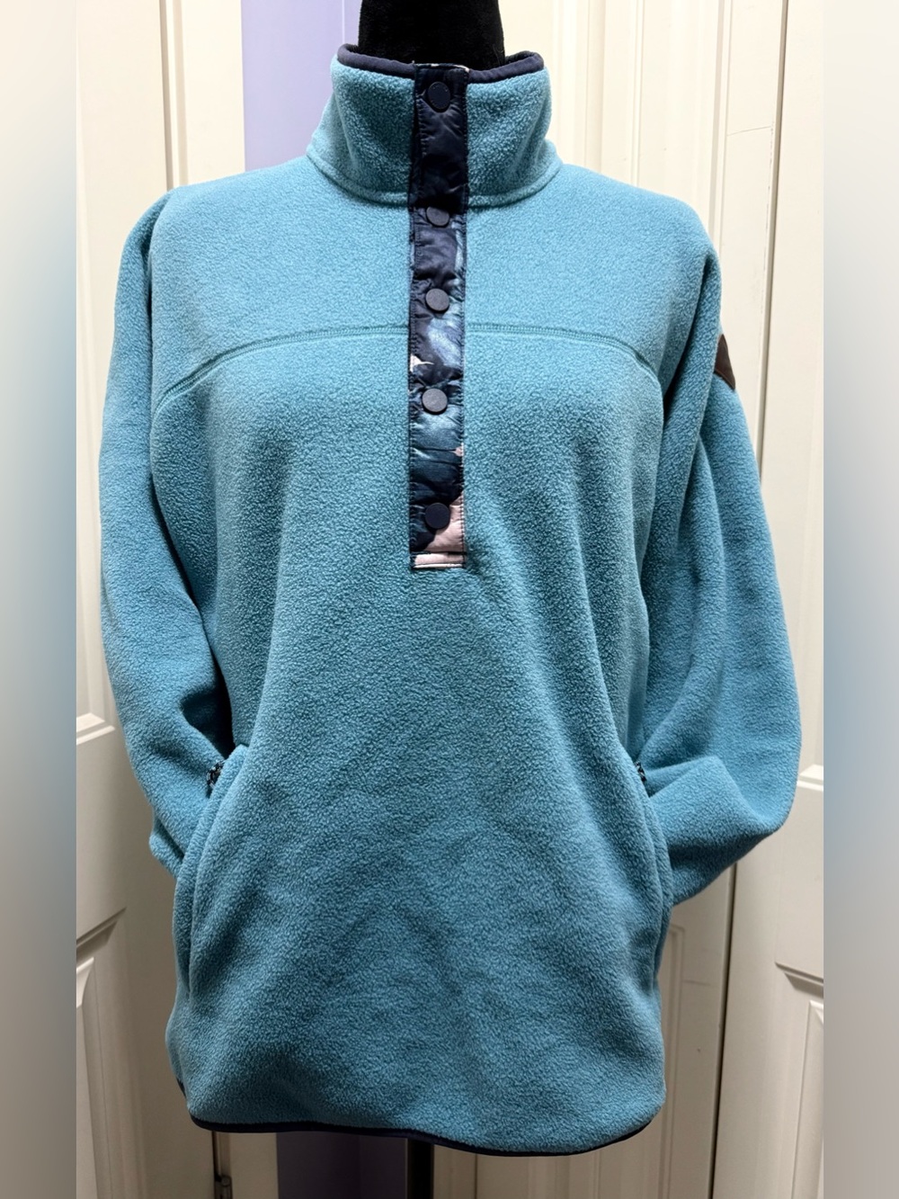 Burton Teal Anouk Fleece Anorak